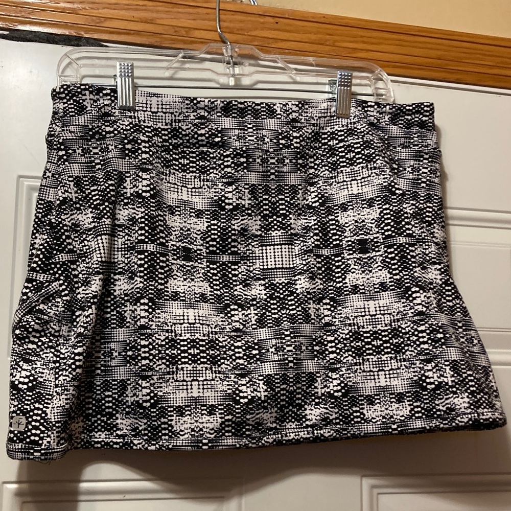 Soybu Black & White Printed Skort M - Picture 2 of 4